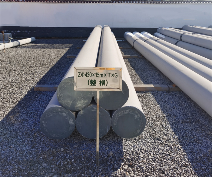 崇左430×15米×T×G终端电线杆