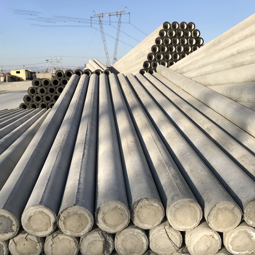 崇左190×18米非预应力水泥电线杆